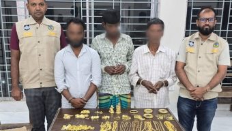 বরিশালে স্বর্ণ প্রতারক চক্রের ৩ সদস্য আটক