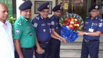 বরিশালে পুলিশের বিভিন্ন কার্যক্রম পরিদর্শনে আইজিপি