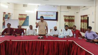 এনএসএস এর প্রকল্পের অবহিত করন সভা অনুষ্ঠিত