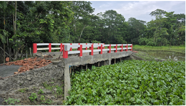 দুমকিতে সড়ক নেই, তবু ৭০ লাখ টাকার কালভার্ট