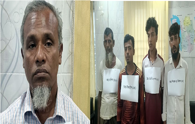 ভোলায় চুল কেটে দিয়ে নারীর গলায় জুতার মালা, বিএন‌পি নেতাসহ গ্রেফতার ৫