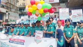 বরিশালে ট্রাফিক সপ্তাহের উদ্বোধণ