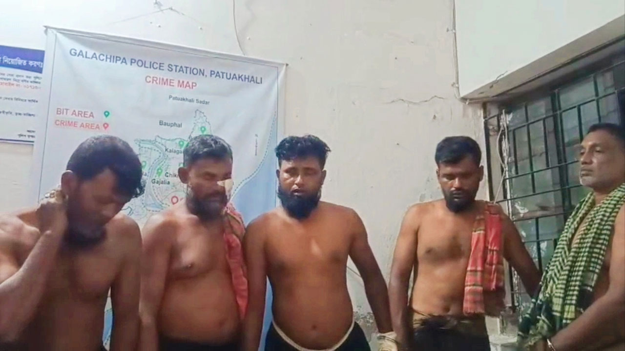 রাঙ্গাবালীতে রশির ফাঁদ পেতে গরু চুরি, আটক ৫