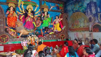 বরিশালে দশমী বিহিত পূজা অনুষ্ঠিত