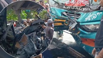 পটুয়াখালীতে র‍্যাবের গাড়ি ও বাস সংঘর্ষে নিহত ৩, আহত ৩০