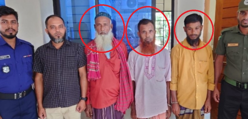 কলাপাড়ায় নিষেধাজ্ঞা অমান্য করে ইলিশ শিকার, তিন জেলেকে জরিমানা
