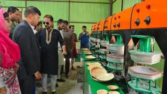 পটুয়াখালীতে সুপারি খোল দিয়ে তৈরি হবে প্লেট-চামচ