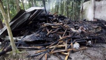 মেহেন্দীগঞ্জে জামায়াত নেতার বাড়িতে আগুন