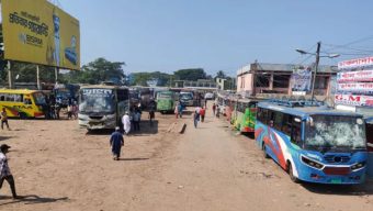 বরিশালে অনির্দিষ্টকালের বাস ধর্মঘট