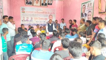 মনপুরায় বিএনপির দুই গ্রুপ বিরোধ মিটে একসাথে ভোটের মাঠে