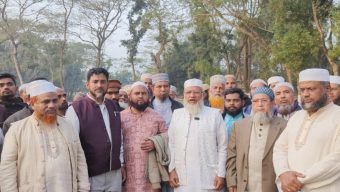 বরিশালে জামায়াত আমিরের জনসভাস্থলের মাঠ পরিদর্শন