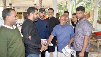 বোরহানউদ্দিনে হাফিজ ইব্রাহিমের পক্ষে প্রয়াত মেয়র মিলন মিয়া স্মৃতি পরিষদের গণসংযোগ
