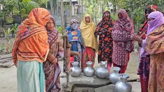 চরফ্যাশনে সুপেয় পানির জন্যে হাহাকার!