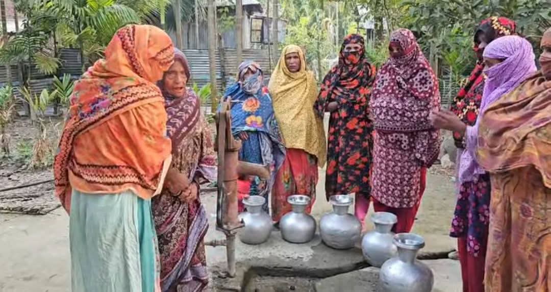 চরফ্যাশনে সুপেয় পানির জন্যে হাহাকার!