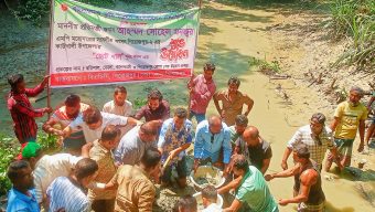 কাউখালীতে খাল পুনঃখনন কাজের উদ্বোধন করলেন-প্রতিমন্ত্রী আহমেদ সোহেল মঞ্জুর এমপি