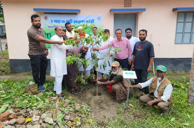 আমতলীতে বৃক্ষরোপণ কর্মসূচীর উদ্বোধন