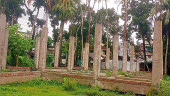 কাউখালী উপজেলা পোস্ট অফিসের ভবন নির্মাণকাজ বন্ধ