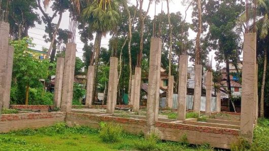 কাউখালী উপজেলা পোস্ট অফিসের ভবন নির্মাণকাজ বন্ধ