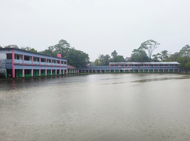 ৩ দিনের ভারি বৃষ্টিতে আমতলী-তালতলীর ৩০ গ্রামে জলাবদ্ধতা