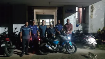 বরিশাল থেকে চুরি হওয়া মোটরসাইকেল টুঙ্গিপাড়ায় উদ্ধার
