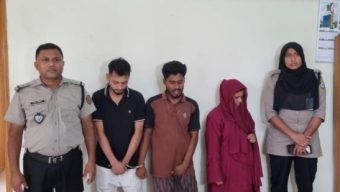 বরিশালে মাদকবিরোধী অভিযানে পুলিশের এএসআইসহ আটক ৪