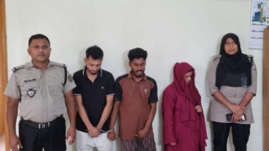 বরিশালে মাদকবিরোধী অভিযানে পুলিশের এএসআইসহ আটক ৪