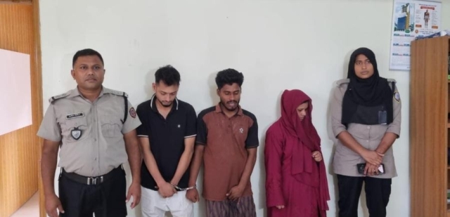বরিশালে মাদকবিরোধী অভিযানে পুলিশের এএসআইসহ আটক ৪